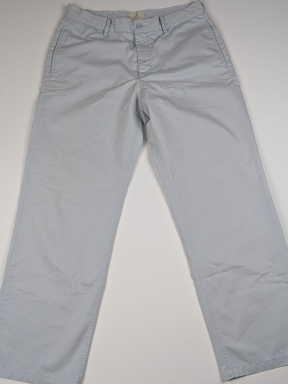 Vintage GAP Khakis Relaxed Fit Pants Light Grey 90s Skate Normcore Baggy
